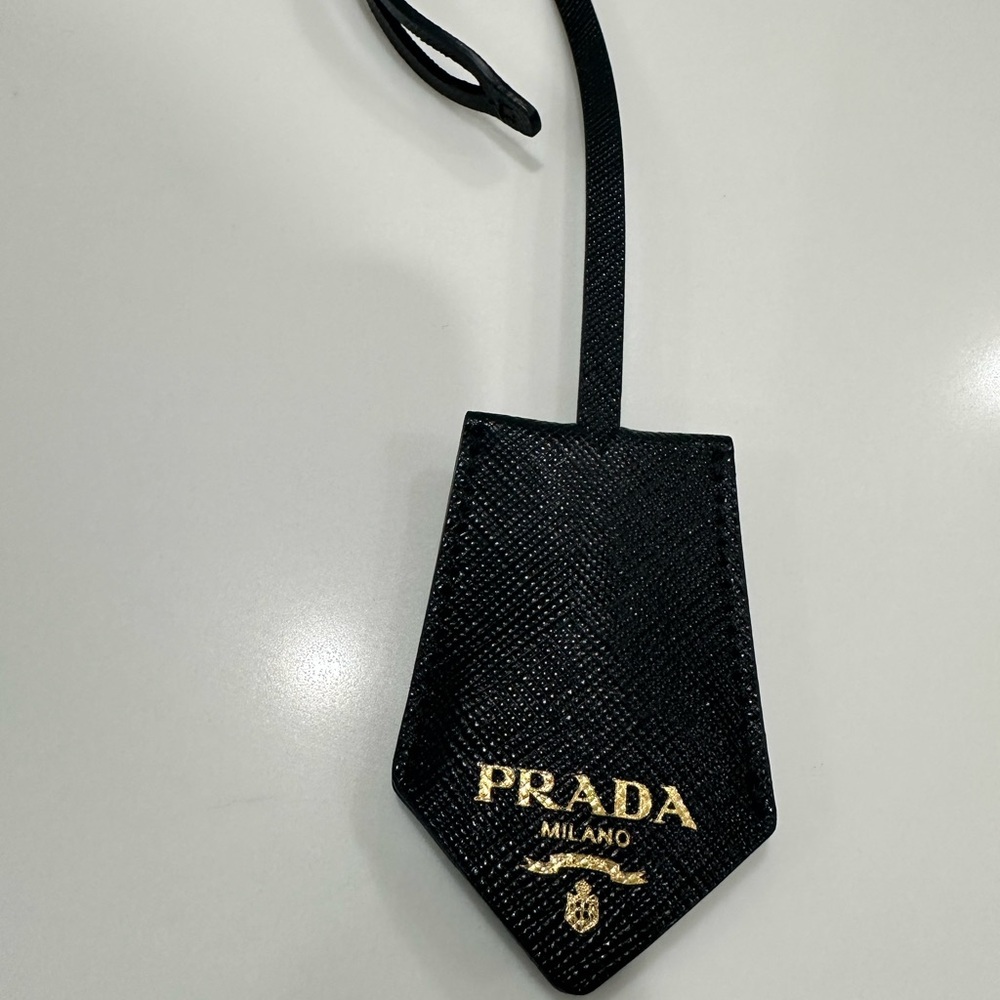 Prada bag tag